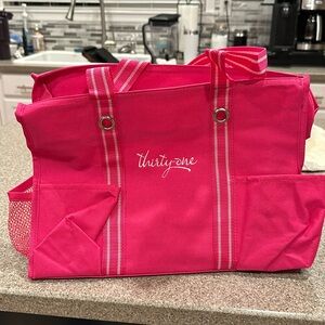 New Thirty-one zip- top organizing utility tote